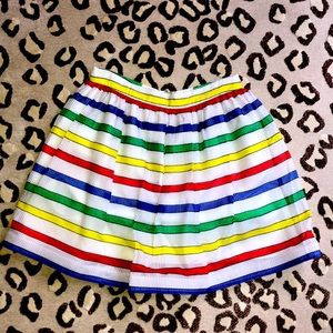 Alice and Olivia Rainbow Stripe Skirt